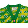 グッチ GUCCI GG総柄ニットベスト 574221 グリーン ウール レディース ベスト