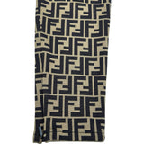 フェンディ FENDI FF総柄コットンパンツ FR6194 ブラウン コットン レディース パンツ