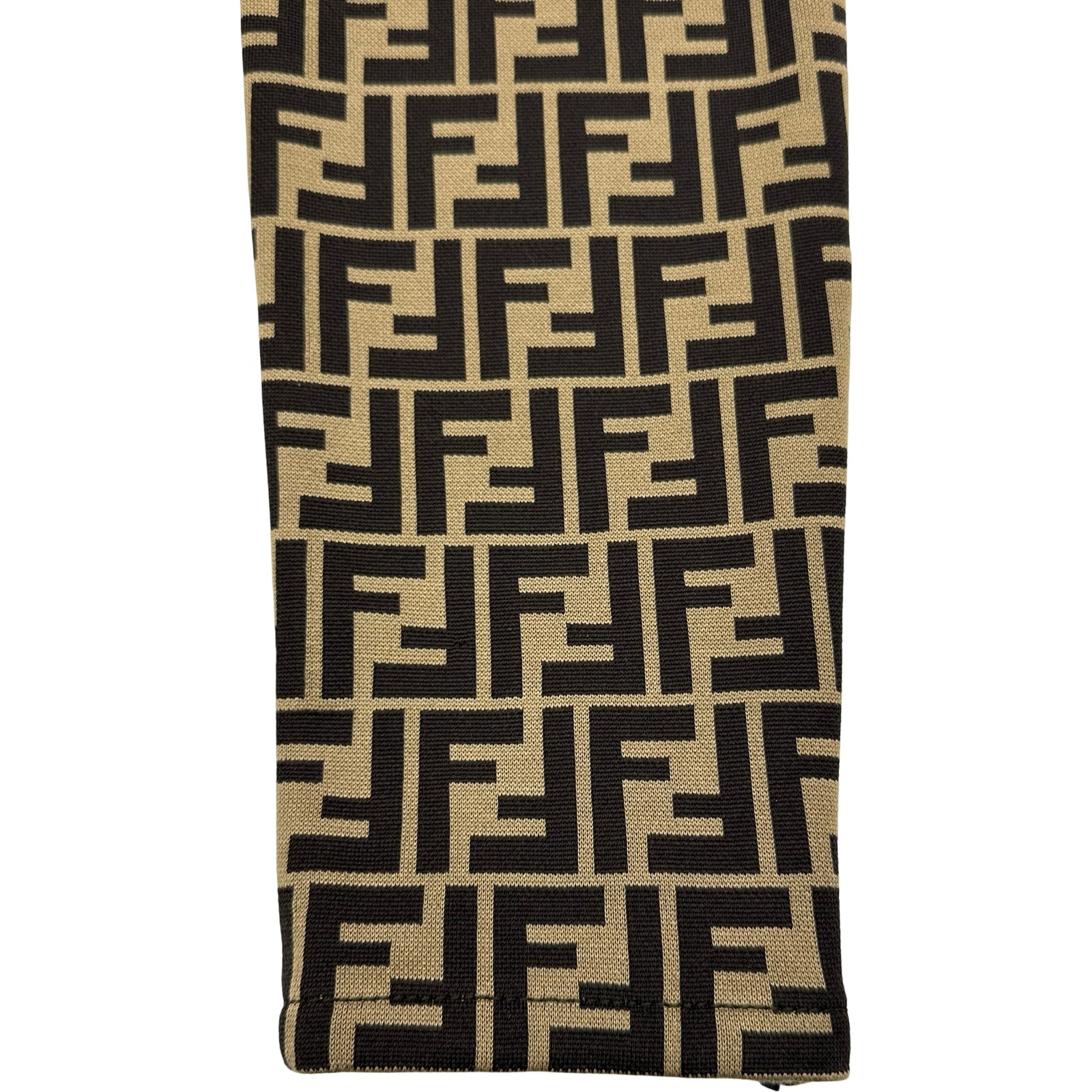 フェンディ FENDI FF総柄コットンパンツ FR6194 ブラウン コットン