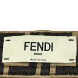 フェンディ FENDI FF総柄コットンパンツ FR6194 ブラウン コットン レディース パンツ