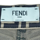 フェンディ FENDI FF総柄コットンパンツ FR6194 ブラウン コットン レディース パンツ