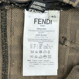 フェンディ FENDI FF総柄コットンパンツ FR6194 ブラウン コットン レディース パンツ