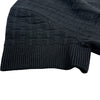 エルメス HERMES H柄半袖ニットワンピース 3E2515DB ブラック ウール レディース ワンピース