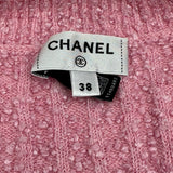 シャネル CHANEL ライオンボタンベルト付ニットワンピース P72176 ピンク レーヨン レディース ワンピース