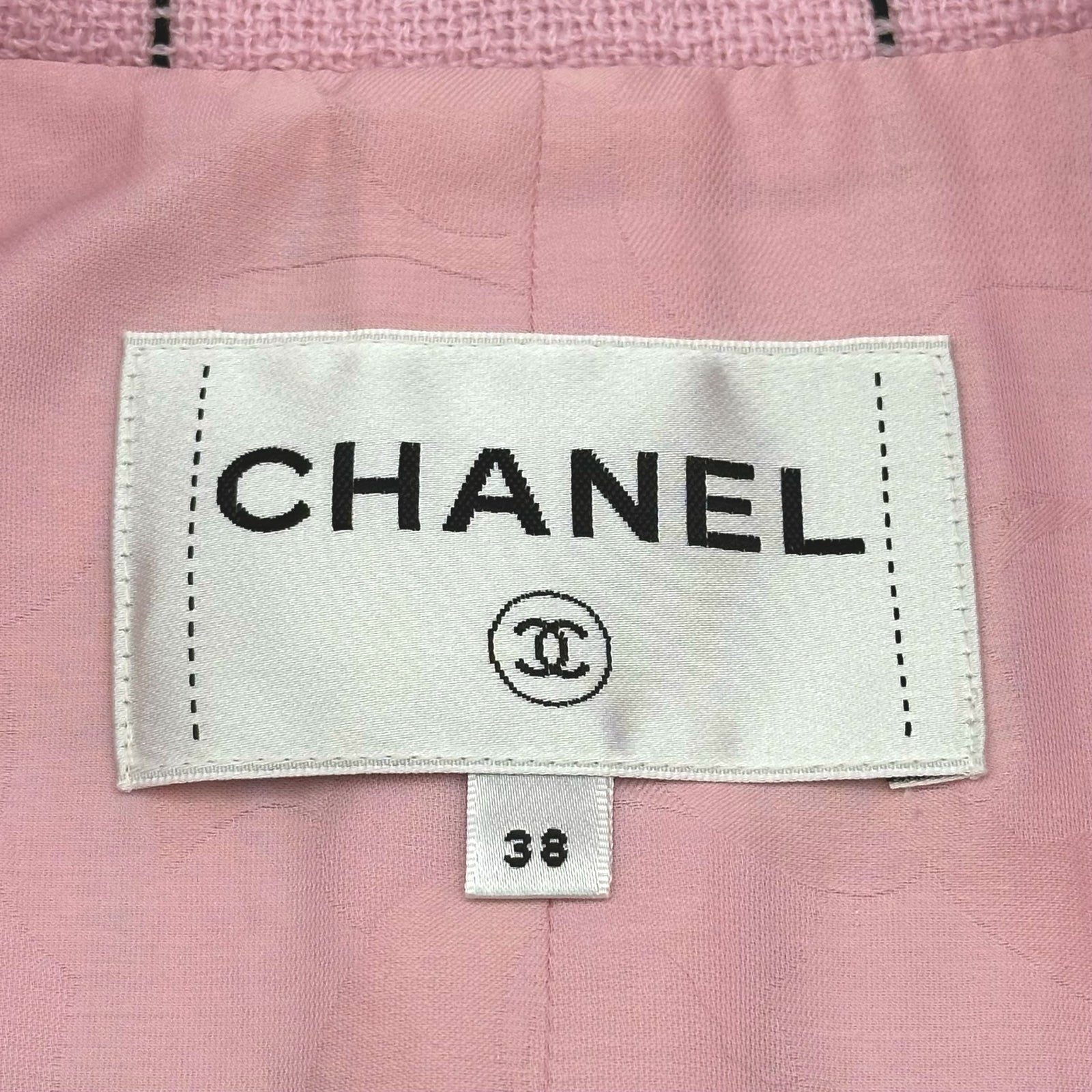 CHANEL 16FW チェックツイードショートコート CHANEL 16FW チェック