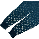ルイ・ヴィトン LOUIS VUITTON グラディエントモノグラムニットセーター HJN87W グリーン コットン メンズ セーター