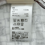 エルメス HERMES ボルデュックチェック半袖ワンピース 5E4524DK ホワイト コットン レディース ワンピース