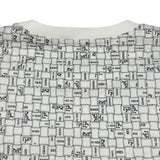 エルメス HERMES ボルデュックチェック半袖ワンピース 5E4524DK ホワイト コットン レディース ワンピース