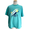 エルメス HERMES タコプリント半袖Ｔシャツ ブルー コットン メンズ 半袖Ｔシャツ