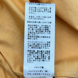 エルメス HERMES レザーパッチ半袖Tシャツ オレンジ コットン メンズ 半袖Ｔシャツ