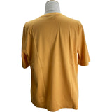 エルメス HERMES レザーパッチ半袖Tシャツ オレンジ コットン メンズ 半袖Ｔシャツ