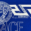 ヴェルサーチ VERSACE ロゴプリントスウェットシャツ 1003992 ブルー コットン メンズ スウェット