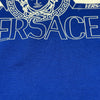 ヴェルサーチ VERSACE ロゴプリントスウェットシャツ 1003992 ブルー コットン メンズ スウェット