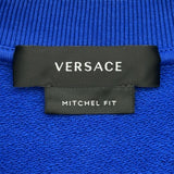 ヴェルサーチ VERSACE ロゴプリントスウェットシャツ 1003992 ブルー コットン メンズ スウェット