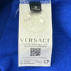 ヴェルサーチ VERSACE ロゴプリントスウェットシャツ 1003992 ブルー コットン メンズ スウェット