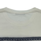 クリスチャン・ディオール Christian Dior シグネチャーバンドロゴ半袖Tシャツ 143T04A4043 ホワイト コットン レディース 半袖Ｔシャツ