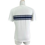 クリスチャン・ディオール Christian Dior シグネチャーバンドロゴ半袖Tシャツ 143T04A4043 ホワイト コットン レディース 半袖Ｔシャツ