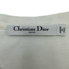 クリスチャン・ディオール Christian Dior シグネチャーバンドロゴ半袖Tシャツ 143T04A4043 ホワイト コットン レディース 半袖Ｔシャツ