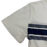 クリスチャン・ディオール Christian Dior シグネチャーバンドロゴ半袖Tシャツ 143T04A4043 ホワイト コットン レディース 半袖Ｔシャツ