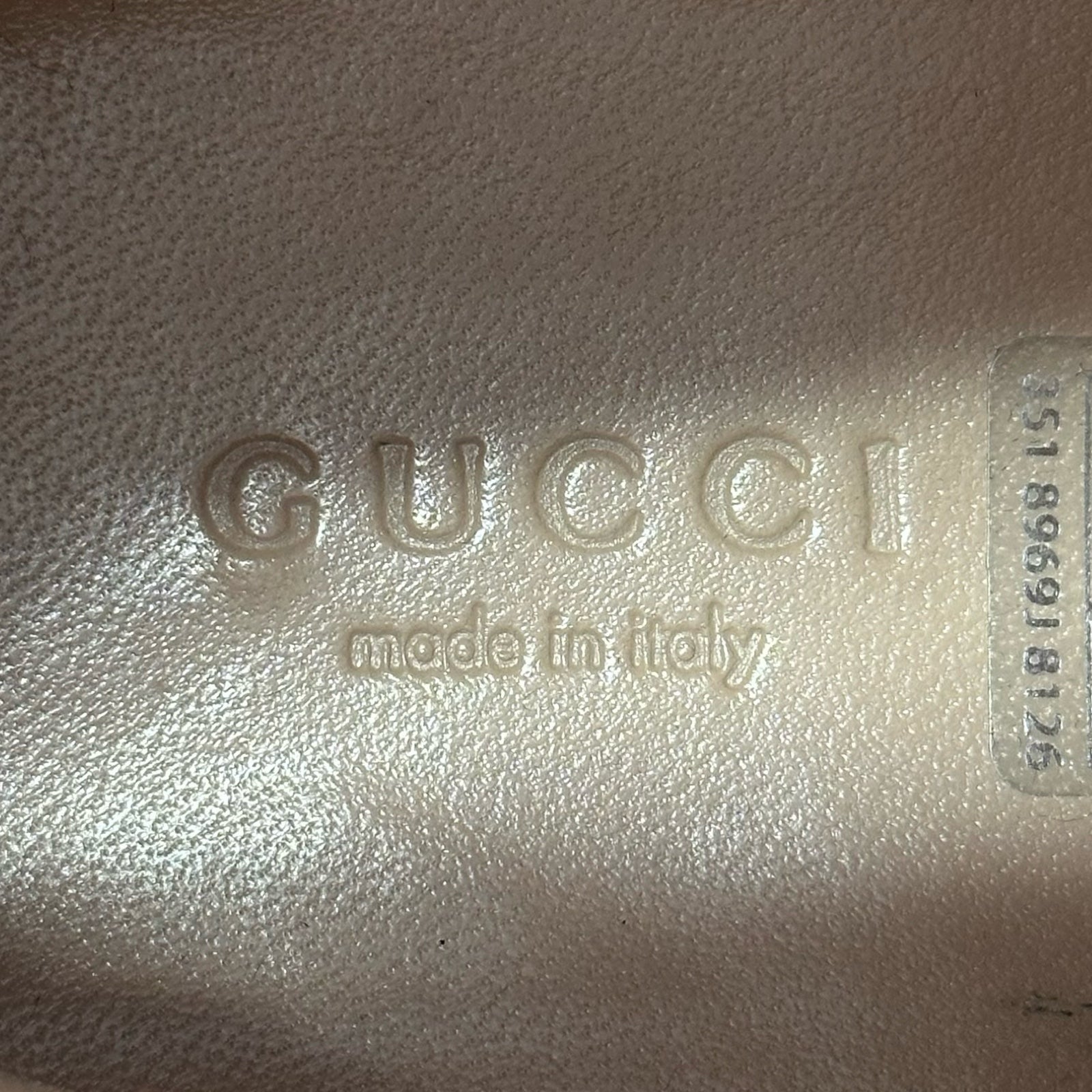 グッチ GUCCI GGロゴレザーショートブーツ 718386 ブラック レザー