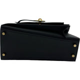 エルメス HERMES ケリー20 無秩序 B刻 ブラック/ゴールド金具 エプソン レディース ショルダーバッグ