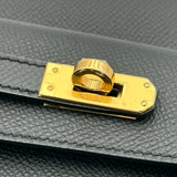 エルメス HERMES ケリー20 無秩序 B刻 ブラック/ゴールド金具 エプソン レディース ショルダーバッグ