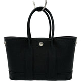 エルメス HERMES ネオガーデン23 K刻 ブラック シルバー金具 ネゴンダ レディース ハンドバッグ