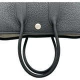エルメス HERMES ネオガーデン23 K刻 ブラック シルバー金具 ネゴンダ レディース ハンドバッグ
