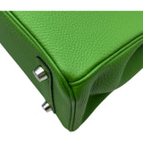 エルメス HERMES バーキン25 B刻 ヴェールユッカ/シルバー金具 トゴ レディース ハンドバッグ