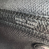 エルメス HERMES ガーデンパーティTPM Y刻 ブラック/ホワイト シルバー金具 トワル レディース ハンドバッグ