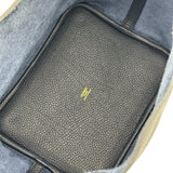エルメス HERMES ピコタンロック MM Z刻 ブルーニュイ　ゴールド金具 トリヨン レディース トートバッグ