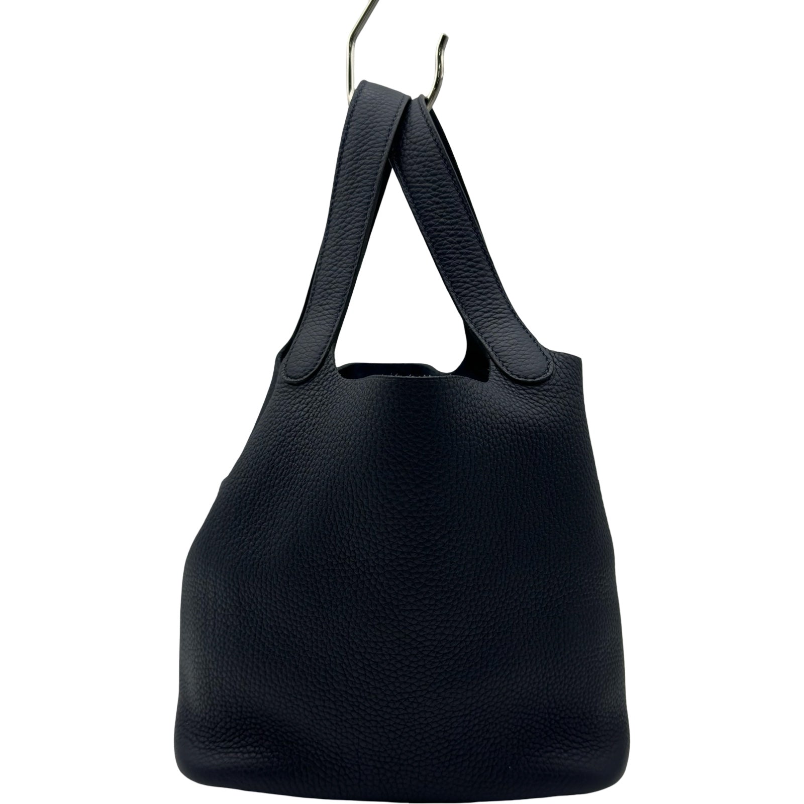 エルメス HERMES ピコタンロック MM Z刻 ブルーニュイ ゴールド金具