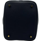 エルメス HERMES ピコタンロック MM Z刻 ブルーニュイ　ゴールド金具 トリヨン レディース トートバッグ