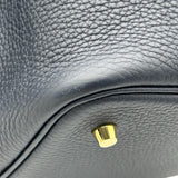 エルメス HERMES ピコタンロック MM Z刻 ブルーニュイ　ゴールド金具 トリヨン レディース トートバッグ