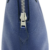 エルメス HERMES ボリード27 D刻 ブルーアンクル/シルバー金具 エプソン レディース ショルダーバッグ