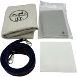 エルメス HERMES ボリード27 D刻 ブルーアンクル/シルバー金具 エプソン レディース ショルダーバッグ