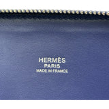 エルメス HERMES ボリード27 D刻 ブルーアンクル/シルバー金具 エプソン レディース ショルダーバッグ
