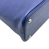 エルメス HERMES ボリード27 D刻 ブルーアンクル/シルバー金具 エプソン レディース ショルダーバッグ