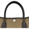 エルメス HERMES ガーデンパーティーTPM W刻 ブラウン シルバー金具 トワル レディース トートバッグ