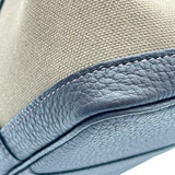 エルメス HERMES ガーデンパーティーTPM W刻 ブラウン シルバー金具 トワル レディース トートバッグ