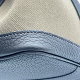 エルメス HERMES ガーデンパーティーTPM W刻 ブラウン シルバー金具 トワル レディース トートバッグ