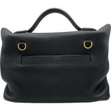エルメス HERMES ヴァンキャトル C刻印 ブラック ゴールド金具 トゴ レディース ショルダーバッグ