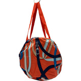 エルメス HERMES ダッフル44 オレンジ/シルバー金具 エアシルク レディース ボストンバッグ