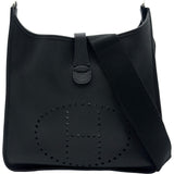 エルメス HERMES エヴリン3 GM T刻 ブラック シルバー金具 トリヨン レディース ショルダーバッグ