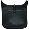 エルメス HERMES エヴリン3 PM D刻 ブラック/シルバー金具 トリヨン ユニセックス ショルダーバッグ