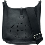 エルメス HERMES エヴリン3 PM D刻 ブラック/シルバー金具 トリヨン ユニセックス ショルダーバッグ
