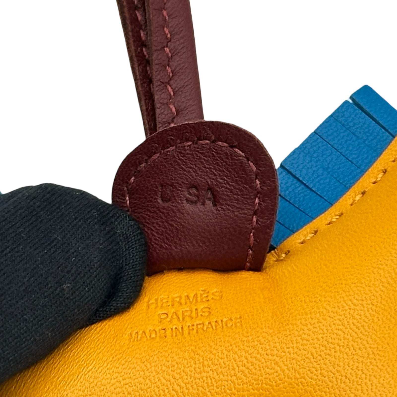 エルメス HERMES ロデオPM L刻 ルージュアッシュ ジョーヌドール