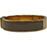 エルメス HERMES クリッククラックPM ベージュ/ゴールド メタル アクセサリー