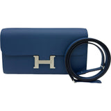 エルメス HERMES コンスタンストゥーゴー K刻印 ブルータイ シルバー金具 エプソン レディース ショルダーバッグ