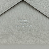 エルメス HERMES カルヴィデュオ W刻 ナタ シルバー金具 シェーブル レディース 二つ折り財布